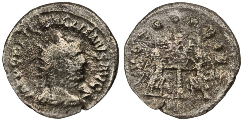 Gallienus. (264 AD) BI Antoninianus. (22mm, 3,16g) Antioch. Obv: GALLIENVS AVG. ...