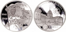 Hungría 
2000 Forint. AR. Lote de 2 monedas. 1997 y 1998. PROOF.