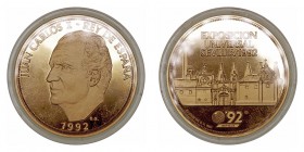 Juan Carlos I
Medalla. AE. 1992. Exposición Universal Sevilla 1992. 40.00mm. En estuche original. PROOF.