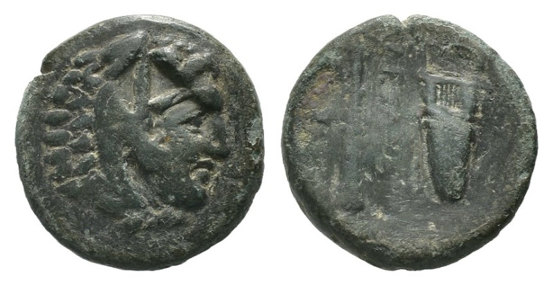 Weight 5.00 gr - Diameter 18 mm Greek Bronze Coin