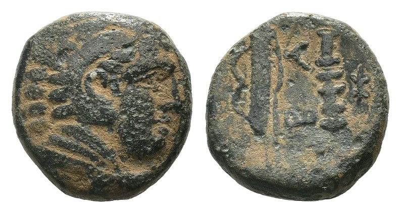 Weight 5.59 gr - Diameter 17 mm Greek Bronze Coin