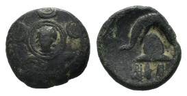 Weight 3.24 gr - Diameter 16 mm Greek Bronze Coin