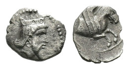 Weight 0.56 gr - Diameter 11 mm Greek Silver Coin