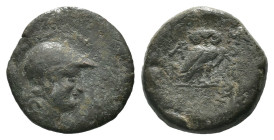 Weight 6.68 gr - Diameter 21 mm Greek Bronze Coin