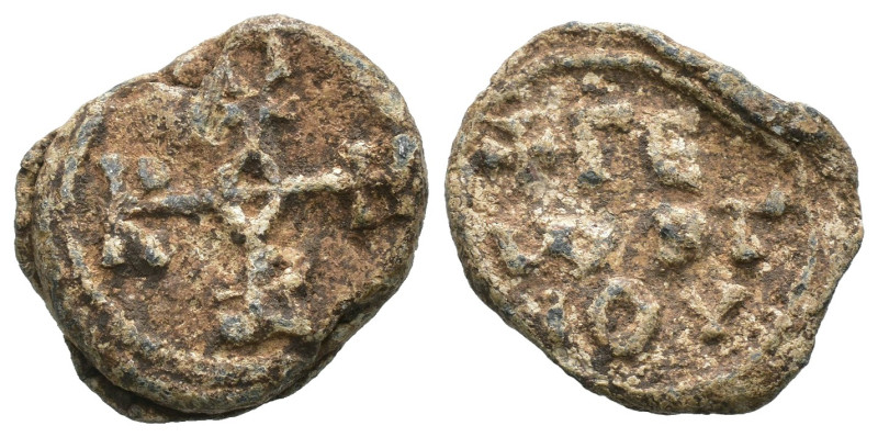 Weight 7.58 gr - Diameter 19 mm Byzantine Seal