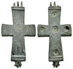 Bronze 52.56 gram Diameter 84 mm BYZANTINE EMPIRE.Cross.(8th-10th century).Ae.