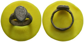 Bronze 7.92 gram - Diameter 24 mm ANCIENT RING.(3rd–4th centuries).Ae.