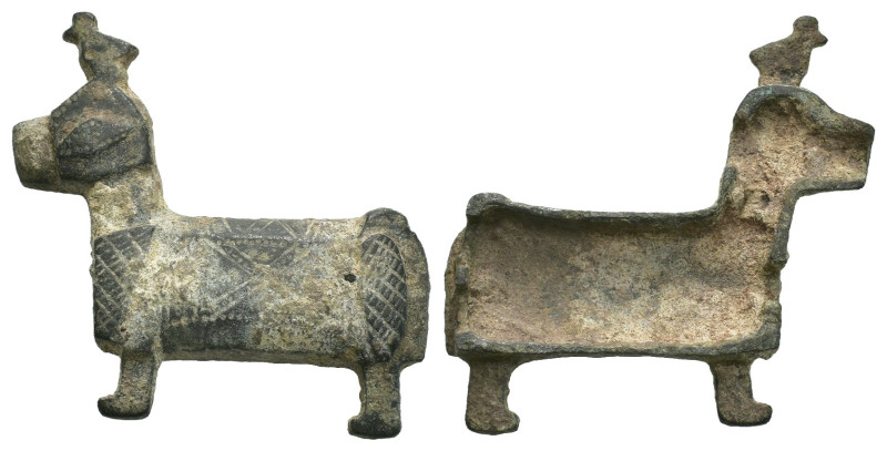 Weight 26.40 gr - Diameter 51 mm Ancient Bronze Horse