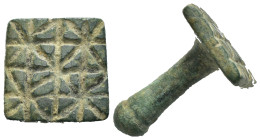 Weight 10.24 gr - Diameter 25 mm Ancient Bronze Seal