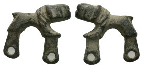 Weight 10.15 gr - Diameter 30 mm Ancient Bronze Figure