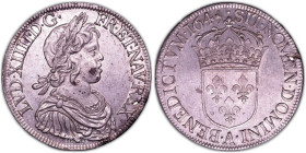Fance – Louis XIV – Écu à la mèche courte – 1645 A – Treasure Montrichard
Coin with bright original luster. Flan flaws with a light hole. Very nice e...