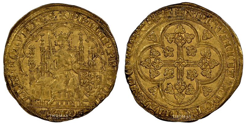 France - Gold – Philippe VI de Valois – Écu d’or à la chaise – NGC MS 62
Coin w...