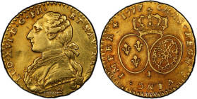 France – Louis XVI – Gold – 1/2 Louis d’or au buste habillé – 1777 I
Coin with a pleasant appearance. Coin with rest of bright original luster. Very ...