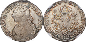 France – Louis XVI – Écu aux branches d’olivier – 1784 I Limoges – NGC MS 65
Coin with all bright original luster. Irregular planchet with light adju...