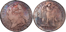France – Louis XVI – Ecu 6 Livres Français – 1792 BB Strasbourg – Variety Français 
 Extremely rare. This coin has a pleasant appearance. Old cleanin...