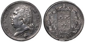 France – Louis XVIII – 2 Francs – 1824 I Limoges – pedigree roi farouk 
 Cleaned coin. Superb example. 
 Pedigree King Farouk collection ( auction s...