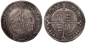 England – Edward VI – Silver Crown – 1551 Southwark 
 Nicely strucked. All visible details 
 From an old collection. 
 Reference: Spink 2478. Scarc...