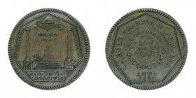 France Freemasontry La Trinite 1802 28mm  8.89g Jehovah