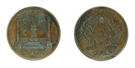 France Freemasontry LE HAVRE HHH Refrappe 30mm 8g Jehovah
