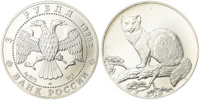 Russian Federation 3 Roubles 1995 Sable