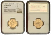 Russia-USSR Chervonetz 1981 (M) NGC MS-67