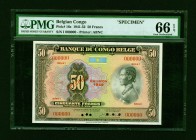 Congo Democratic Republic 50 Francs 1941-52 PMG 66 EPQ