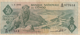 Congo Democratic Republic 50 Francs 1962