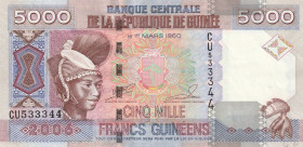 Guinea 5000 Francs 2006
