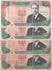 Kenya 500 Shillings 1989-95 Lot of 4 banknotes