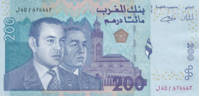 Morocco 200 Dirhams 2002