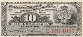 Cuba 10 Centavos 1897