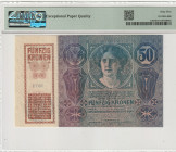 Austria 50 Kronen 1914 PMG 65 EPQ