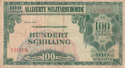 Austria ALLIED MILITARY AUTHORITY 100 Schilling 1944