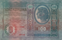 Austria 100 Kronen 1912 W/O Stamp