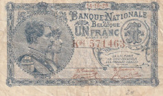 Belgium 1 Franc 1920