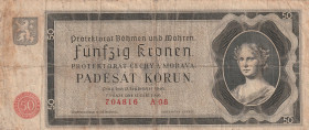 Bohemia & Moravia 50 Korun 1940