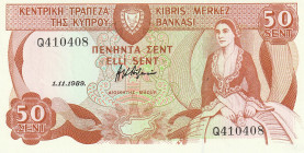 Cyprus 50 Cents 1989