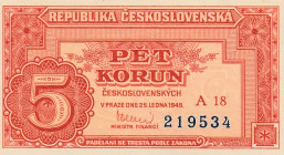 Czechoslovakia 5 Korun 1949