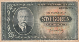 Czechoslovakia 100 Korun 1945