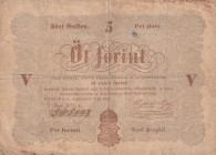 Hungary War of Independence 5 Forint Broun 1848