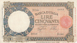 Italy 50 Lire 1942 Lupa Capitolina (Fascio)