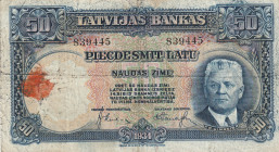 Latvia 50 Latu 1934