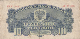 Poland 10 Zlotych 1944