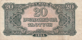 Poland 20 Zlotych 1944