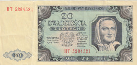 Poland 20 Zlotych 1948