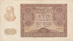 Poland 100 Zlotych 1940