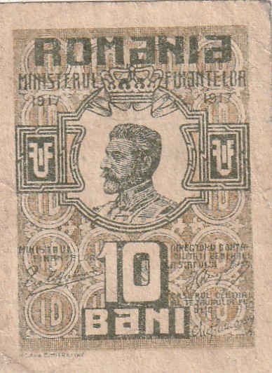 Romania 10 Bani 1917

Pick#69 VF