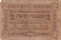 Germany 2 Mark 1918 Darlehnskasse Ost