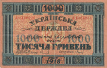 Ukraine 1000 Hryven 1918