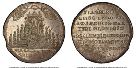 Liège. "Millennium of St Lambert" silver Jeton 1696 MS63 PCGS, Dugn-4613. 32mm. Ex Wolff-Metternich collection. HID09801242017 © 2023 Heritage Auction...